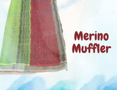 Merino Wool Muffler- Feel the Soft Elegance