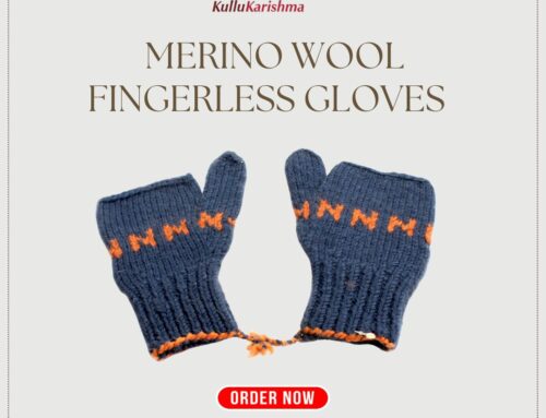 Merino Wool Fingerless Gloves- Warmth Practical Style
