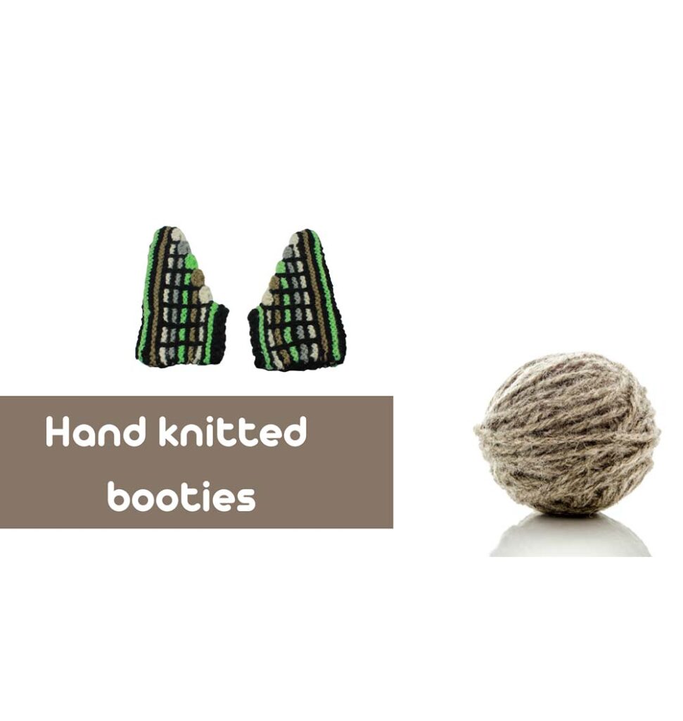 Hand Knitted Booties for Winter Warmth
