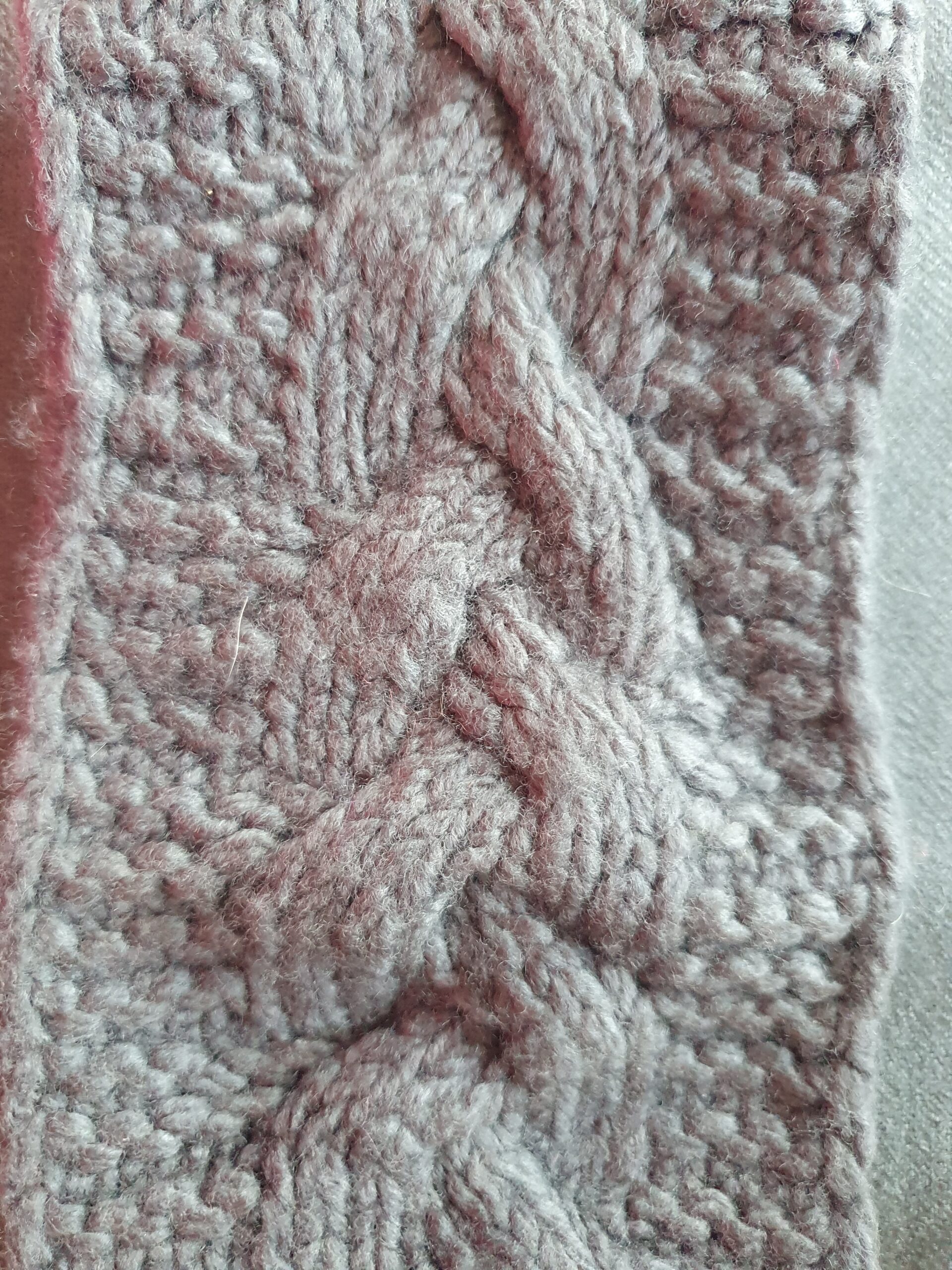 Beige Merino Headband - Image 2