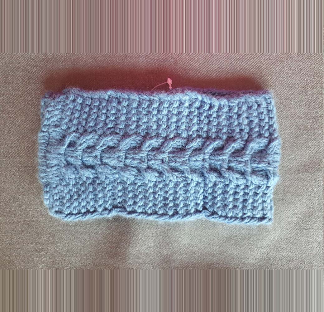 Blue Merino Headband