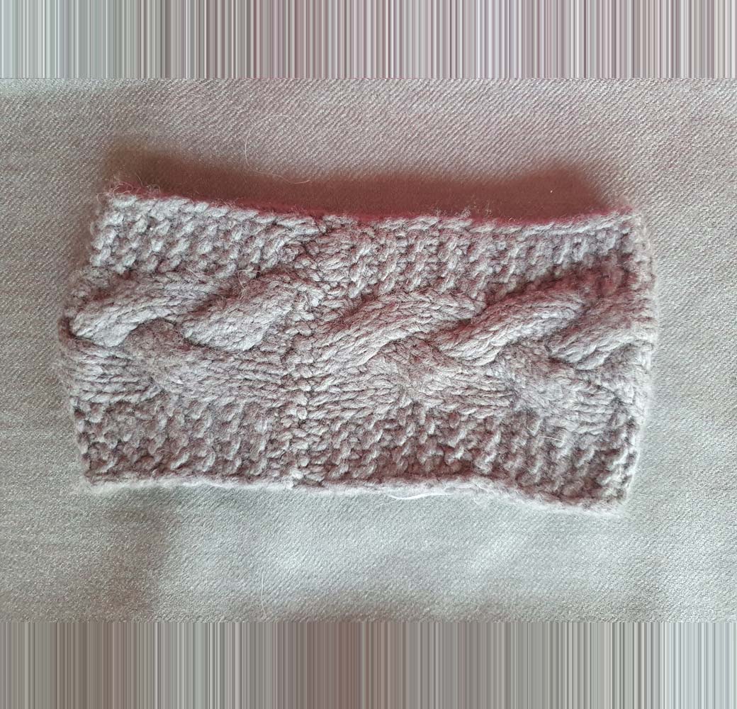 Beige Merino Headband