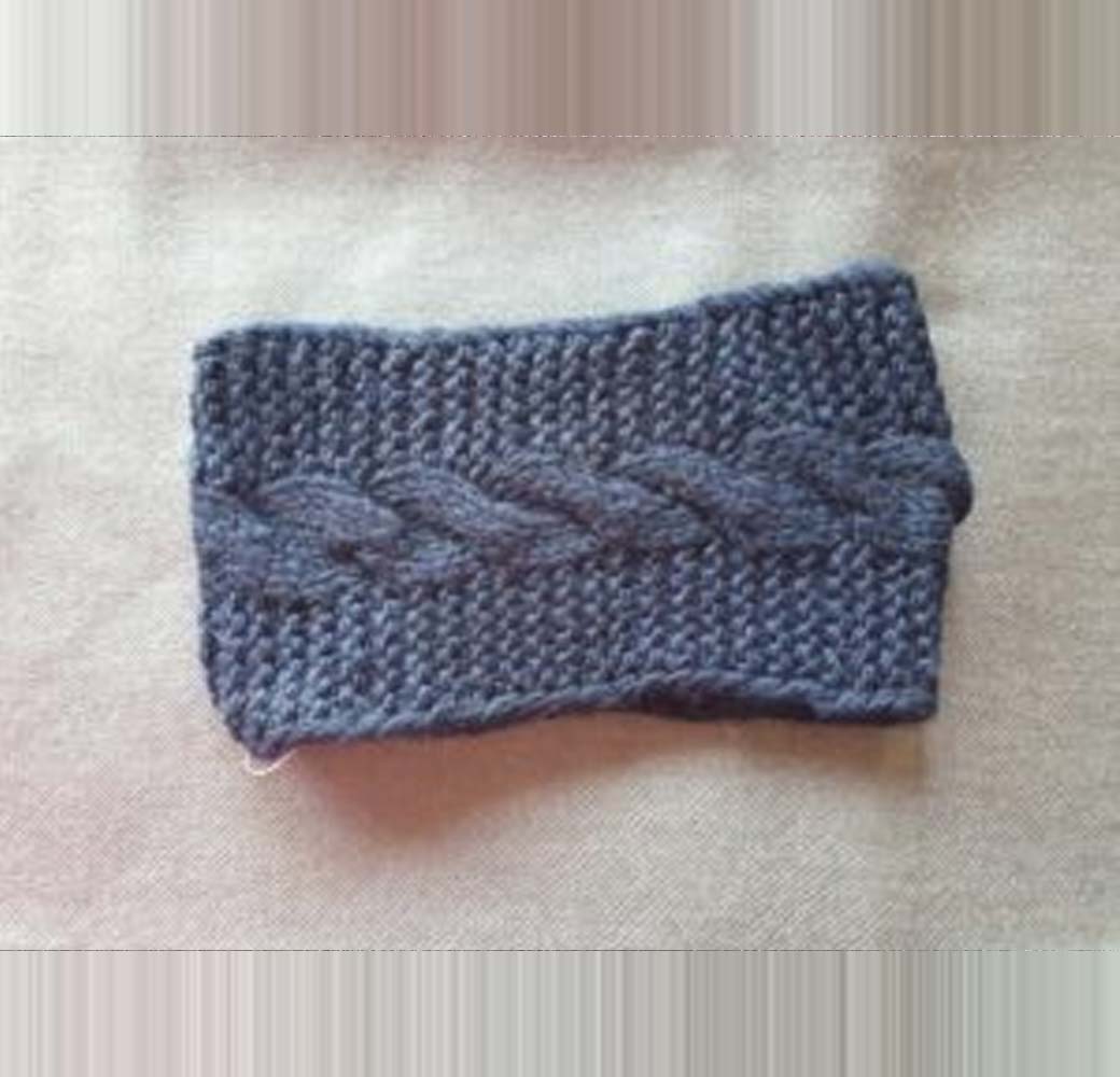 Gray Merino Headband