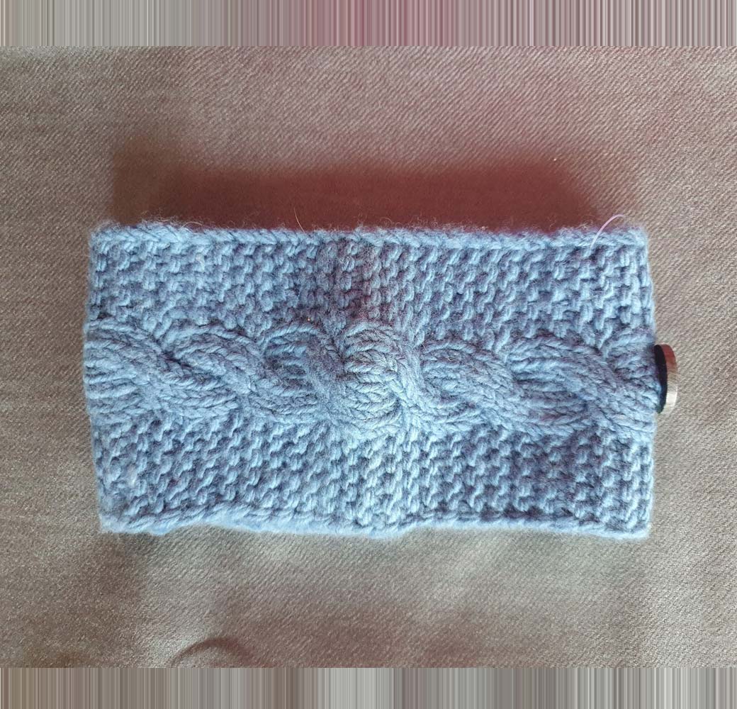 Merino Headband with Button - Image 2