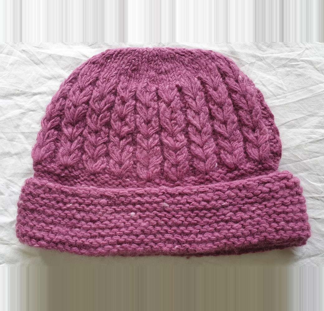 Angora fold Cap