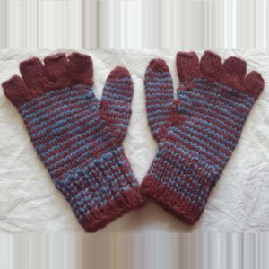 Angora & Merino Half Gloves