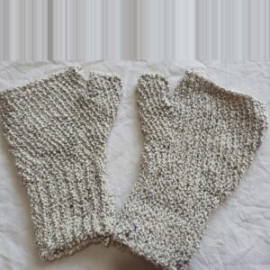 Designer Angora-Merino Half Gloves