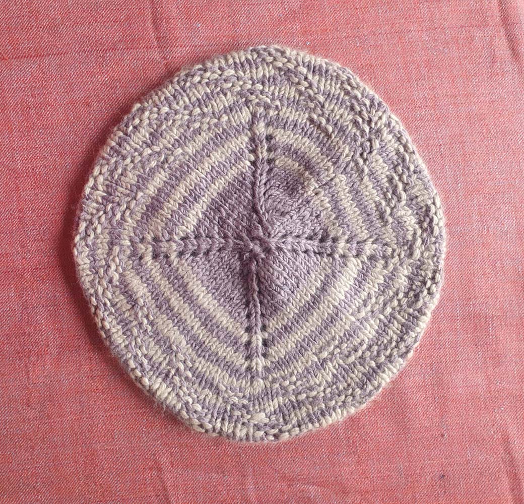Angora merino Berret Cap