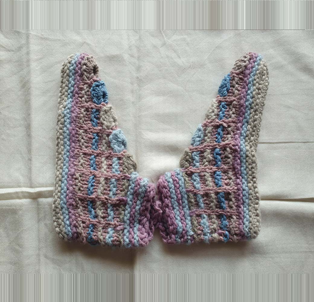 Angora Merino Booties