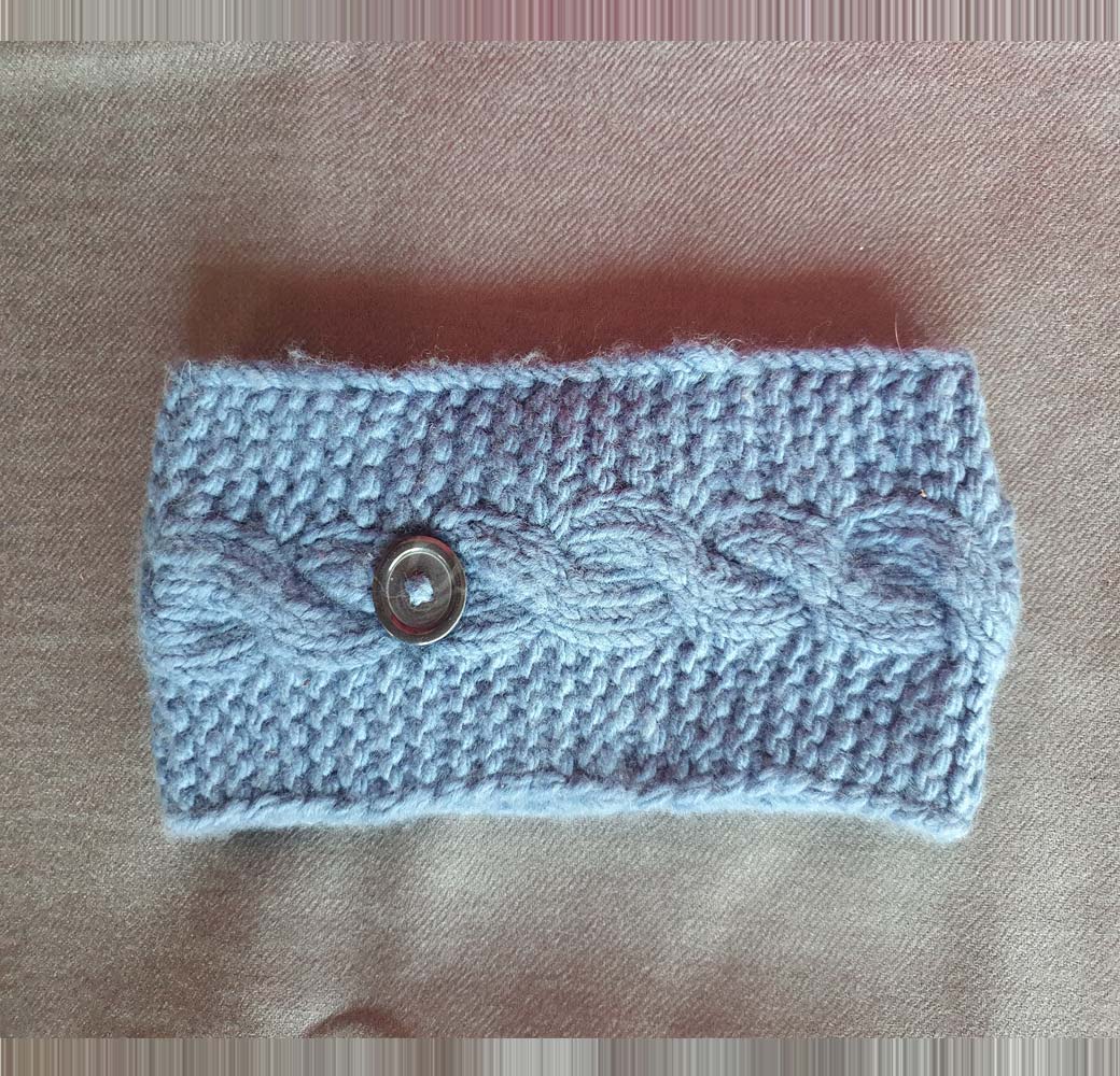 Merino Headband with Button - Image 3