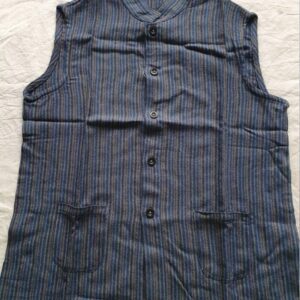Lamb wool sleeve less jacket
