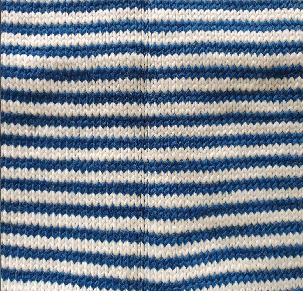 White-Blue Merino Neck Warmers - Image 2