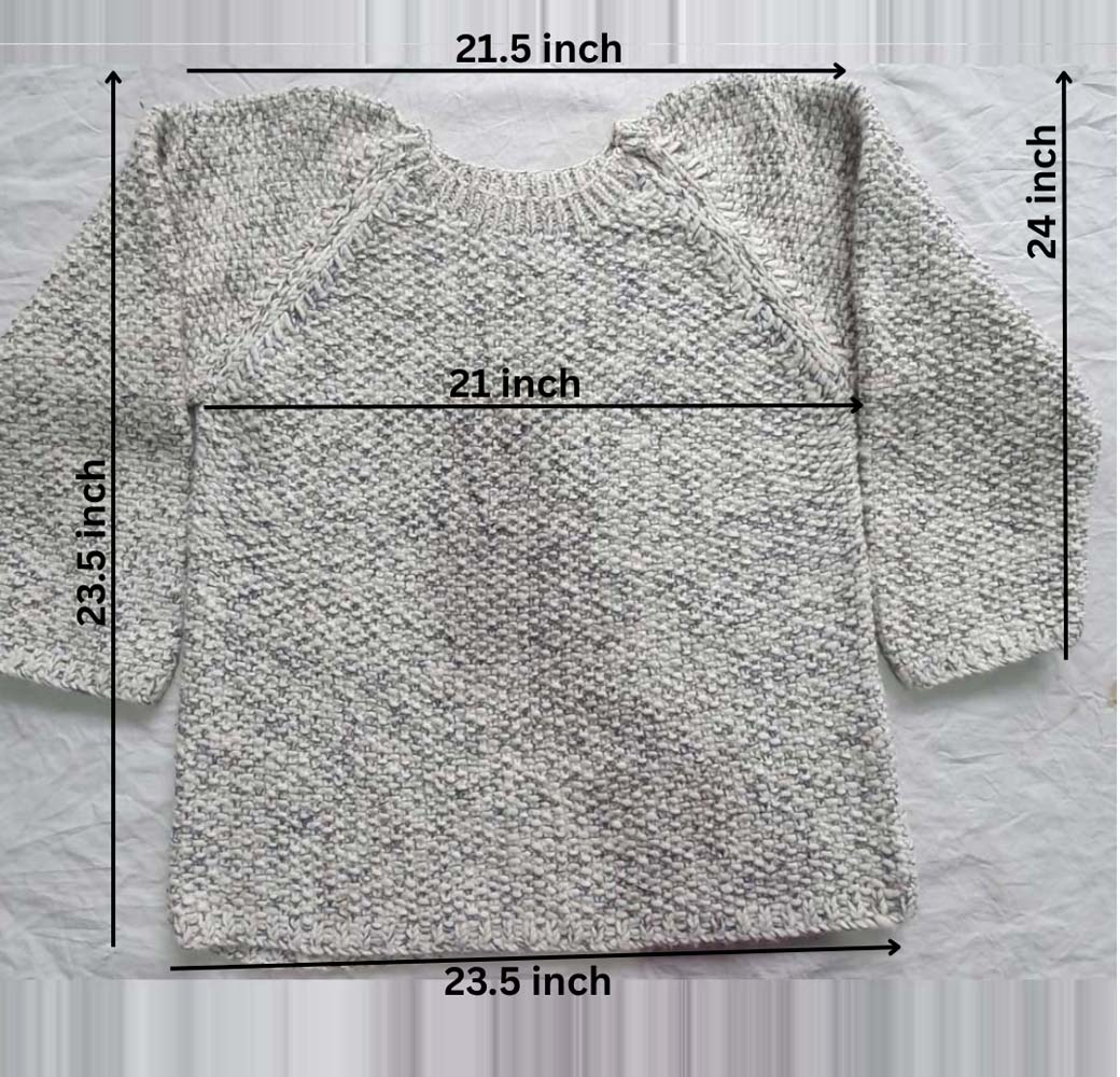 Beige Merino Sweater Himalayan - Image 4