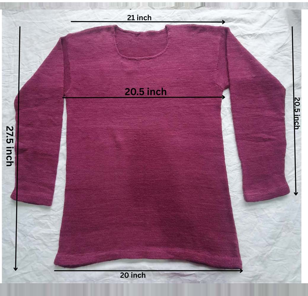 Red Cashmere Sweater - Image 4