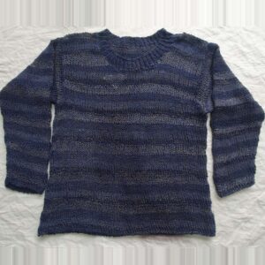 Navy Blue-Gray Designer Sweater