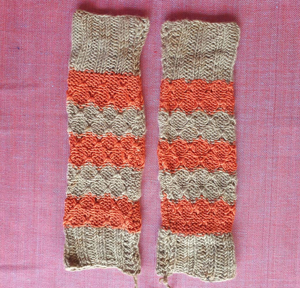 Lamb Wool Leg Warmers handmade