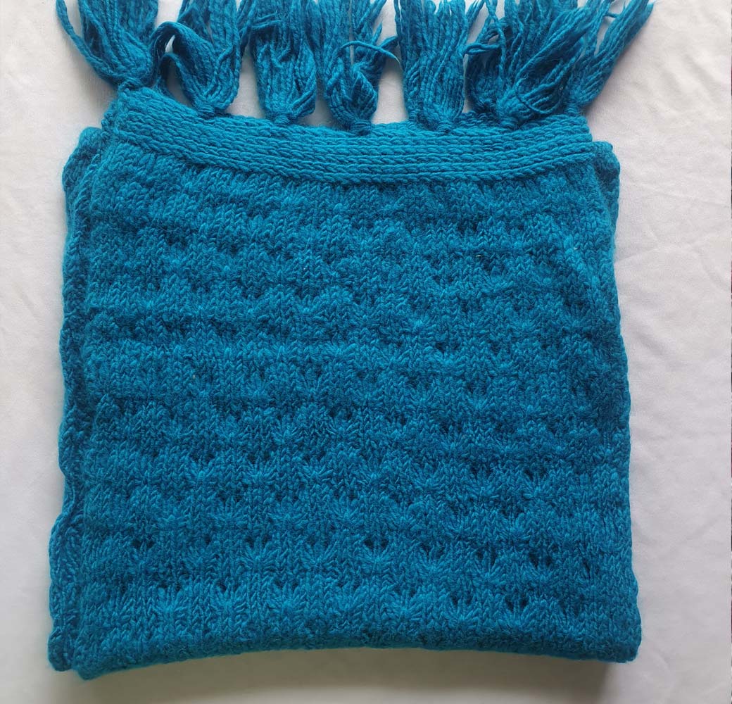 Angora Merino Muffler Himalayan Handmade in India(H.P Kullu)