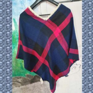 Merino Poncho (Multi Colour)