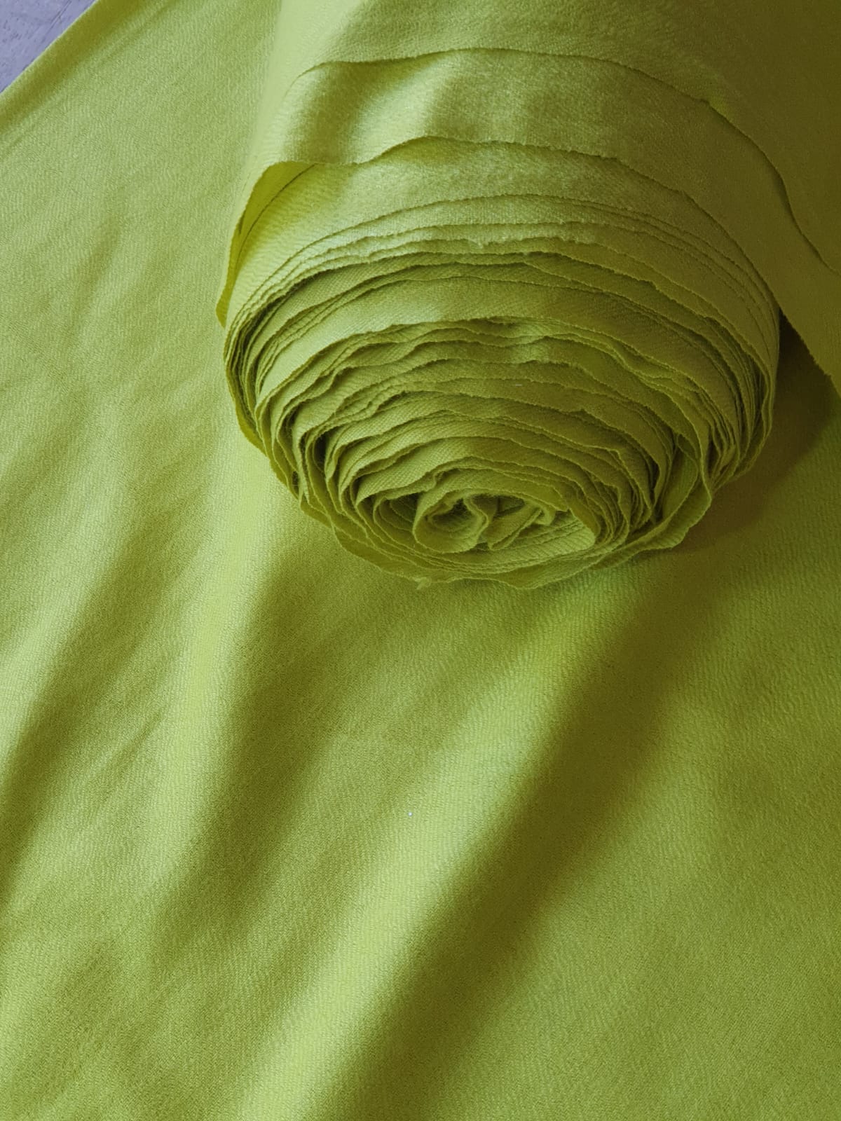 Yellow Color Felted Fabric