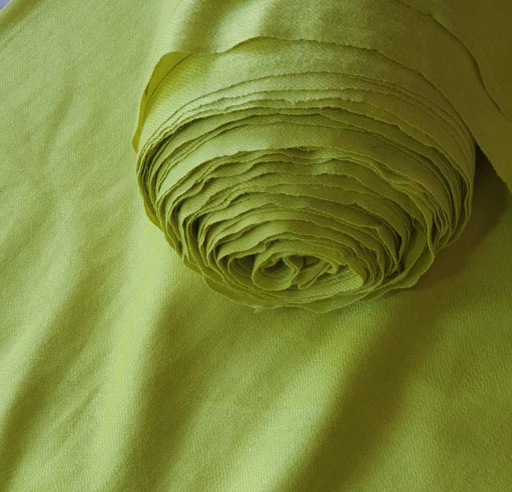 Yellow Color Felted Fabric